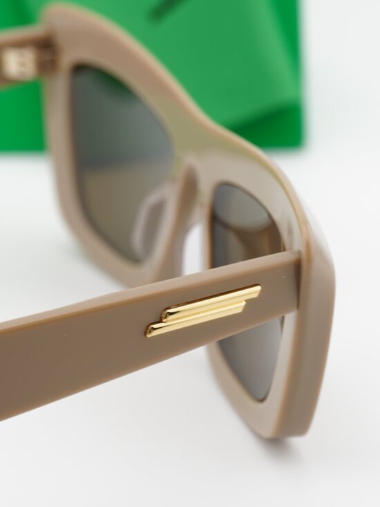 Bottega Veneta BV1283S 003 Square Women Sunglasses - Brown main image 2